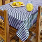 Τραπεζομάντηλο Καρό Αιγαίον 140X140 / Blue